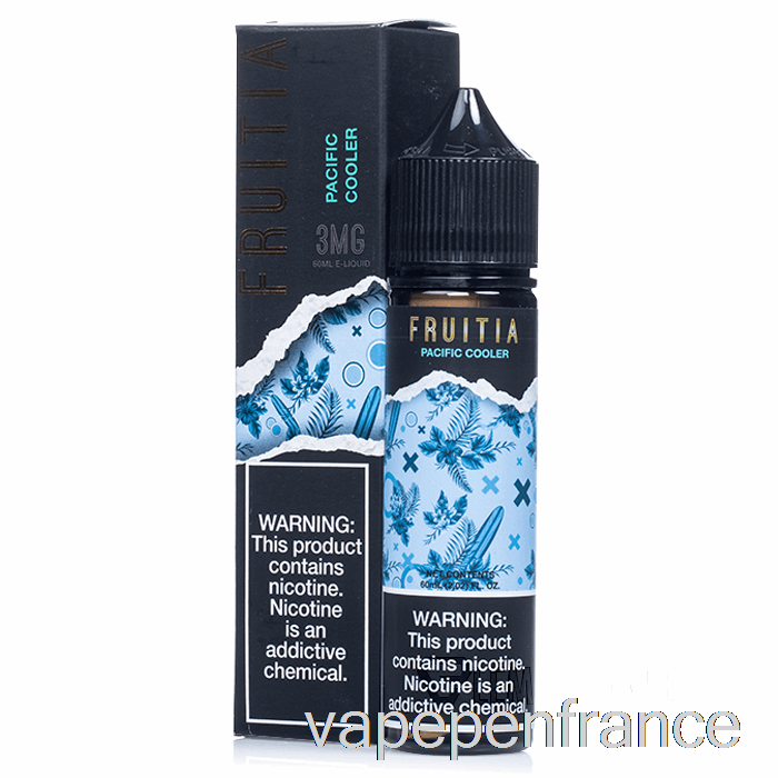 Refroidisseur Pacifique - Fruitia - Stylo Vape 60 Ml 0 Mg